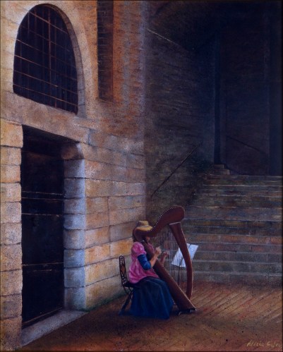 Elaborado con técnica mixta sobre lienzo. 61x50. Marzo de 2011.